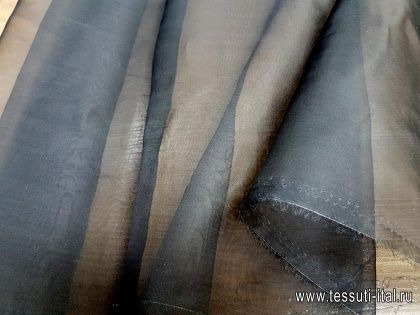 Органза (о) черная - итальянские ткани Тессутидея арт. 10-1847
