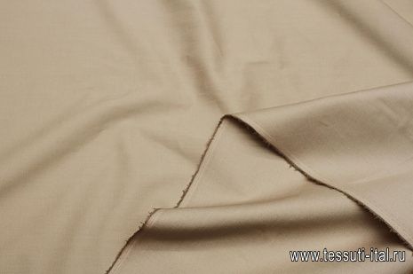 Сорочечная стрейч (о) бежевая - итальянские ткани Тессутидея арт. 01-7433