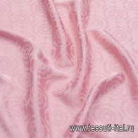 Плательная жаккардовая (о) розовая - итальянские ткани Тессутидея арт. 03-6767