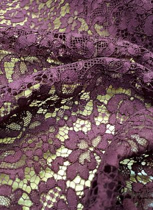 Кружевное полотно (о) бордовое  - в интернет-магазине тканей Тессутидея арт. 01-4931