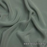 Шелк кади (о) оливковый - итальянские ткани Тессутидея арт. 10-2032