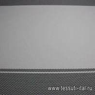 Жаккард купон (0,97м) (н) бело-черный орнамент ш-145см Chanel - итальянские ткани Тессутидея арт. 03-3607
