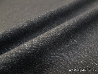 Пальтовая double (н) серо-черная - итальянские ткани Тессутидея арт. 05-1715
