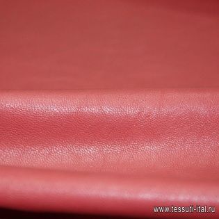 Искусственная кожа (о) темно-терракотовая - итальянские ткани Тессутидея арт. 03-3013