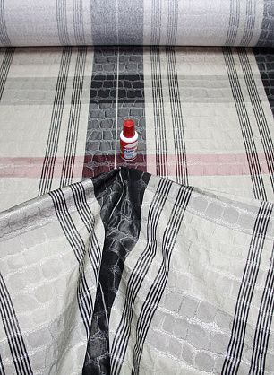 Жаккард (н) черно-бежевый орнамент - в интернет-магазине тканей Тессутидея арт. 03-2222