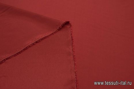 Подкладочная стрейч (о) бордово-коричневая - итальянские ткани Тессутидея арт. 07-1333