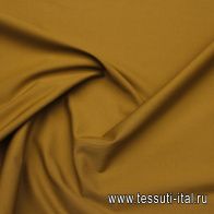 Хлопок стрейч (о) горчичный - итальянские ткани Тессутидея арт. 01-7601