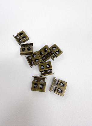 Фиксатор металл бронза - итальянские ткани Тессутидея F-7185