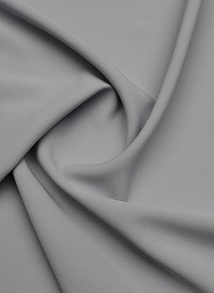 Плательная вискоза стрейч (о) светло-серая - в интернет-магазине тканей Тессутидея арт. 04-1727