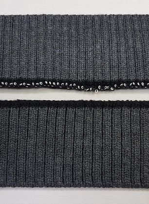 Подвяз манжета 18-20*7см серый - в интернет-магазине тканей Тессутидея арт. F-4871