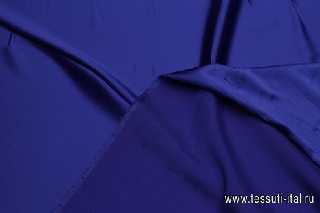 Шелк атлас стрейч (о) электрик - итальянские ткани Тессутидея арт. 10-3506