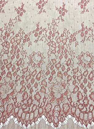 Кружево с люрексом (н) бордово-серебрянное Solstiss - в интернет-магазине тканей Тессутидея арт. 03-5064