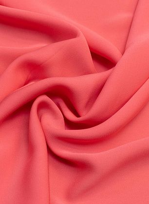 Крепдешин (о) коралловый - в интернет-магазине тканей Тессутидея арт. 02-8770
