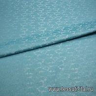Жаккард фактурный  (о) голубой ш-150см - итальянские ткани Тессутидея арт. 03-3368