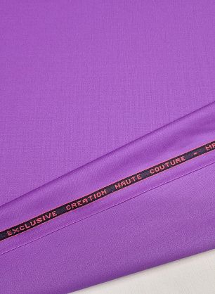 Костюмная стрейч дабл фейс 320 г/м (о) темная лаванда - в интернет-магазине тканей Тессутидея арт. 05-4812