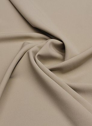 Плательная кади шелк с вискозой (о) бежевая - в интернет-магазине тканей Тессутидея арт. 10-3617