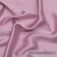 Шелк атлас (о) светло-розово-фиолетовый - итальянские ткани Тессутидея арт. 10-2891