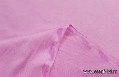 Трикотаж мерсерезированный хлопок (о) розовый - итальянские ткани Тессутидея арт. 12-1030
