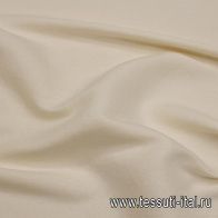Лен стрейч фактурный (о) молочный - итальянские ткани Тессутидея арт. 16-0860