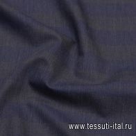 Сорочечная (н) сине-графитовая полоска  - итальянские ткани Тессутидея арт. 01-6325