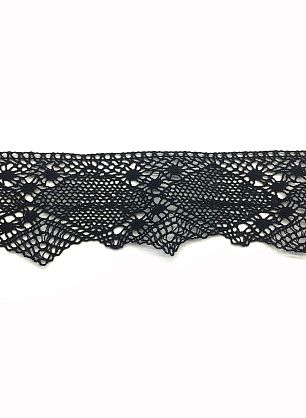 Кружево макраме (о) черное ш-5см - в интернет-магазине тканей Тессутидея арт. 03-4634