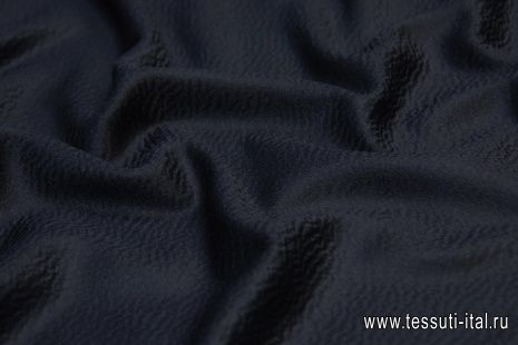 Пальтовая(о) иссиня черный в стиле Max Mara - итальянские ткани Тессутидея арт. 09-1754