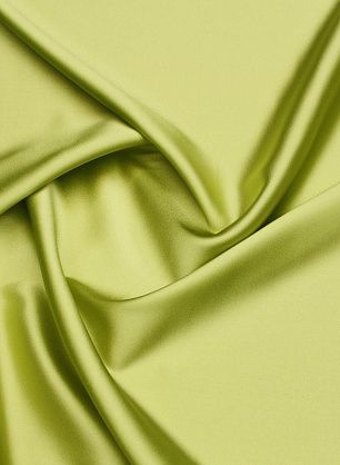 Шелк атлас стрейч (о) светло-желто-зеленый - в интернет-магазине тканей Тессутидея арт. 10-4023