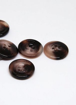 Пуговица пластик 4 прокола d-19мм красно-коричнево-молочная - в интернет-магазине тканей Тессутидея арт. F-4734