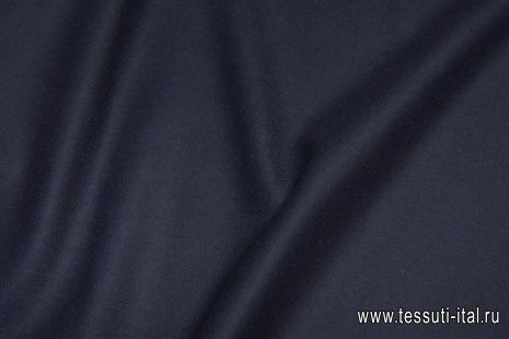 Пальтовая (о) сине-черная елочка - итальянские ткани Тессутидея арт. 09-1886