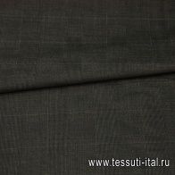 Костюмная (н) серо-черная клетка меланж ш-160см - итальянские ткани Тессутидея арт. 05-2297
