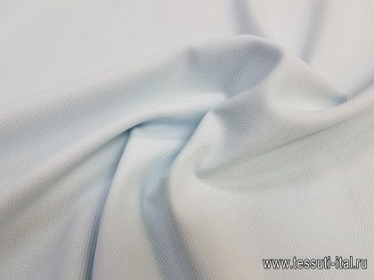 Плательная фактурная стрейч (о) голубая - итальянские ткани Тессутидея арт. 03-5923