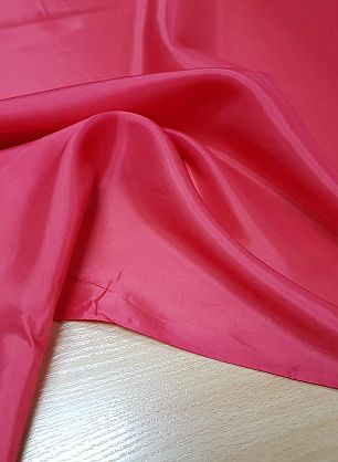 Подкладочная стрейч (о) красно-розовая  - в интернет-магазине тканей Тессутидея арт. 08-0755