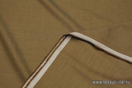 Костюмная (о) светло-коричневая - итальянские ткани Тессутидея арт. 05-4484
