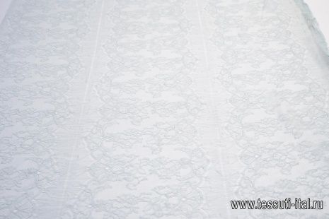 Кружево (о) светло-серо-голубое Solstiss - итальянские ткани Тессутидея арт. 10-0666