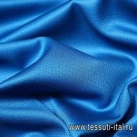 Плательная фактурная (о) синяя - итальянские ткани Тессутидея арт. 01-3641