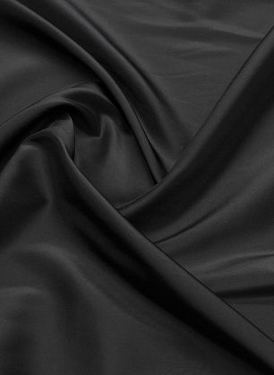 Подкладочная стрейч (о) черная - в интернет-магазине тканей Тессутидея арт. 07-1457