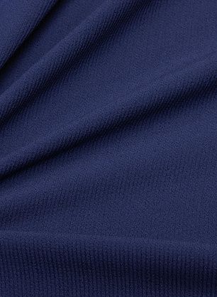 Плательная фактурная стрейч (о) синяя - в интернет-магазине тканей Тессутидея арт. 17-0915