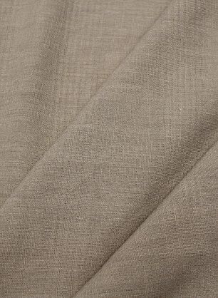 Лен+шелк костюмный (о) бежевая стилизованная клетка - в интернет-магазине тканей Тессутидея арт. 16-1030