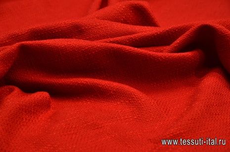 Жаккард (о) красный - итальянские ткани Тессутидея арт. 01-4730