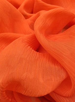 Шифон крэш (о) темно-оранжевый - в интернет-магазине тканей Тессутидея арт. 02-7631