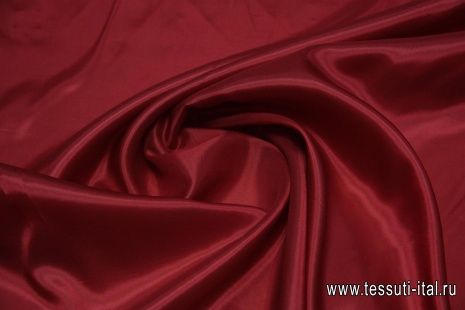 Подкладочная купра (о) темно-красная - итальянские ткани Тессутидея арт. 08-0700