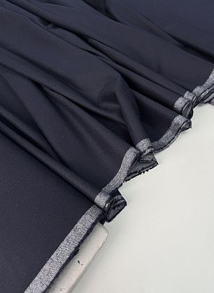 Костюмная шерсть (о) темно-синяя - в интернет-магазине тканей Тессутидея арт. 05-5057