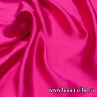 Шелк атлас (о) фуксия - итальянские ткани Тессутидея арт. 10-2797