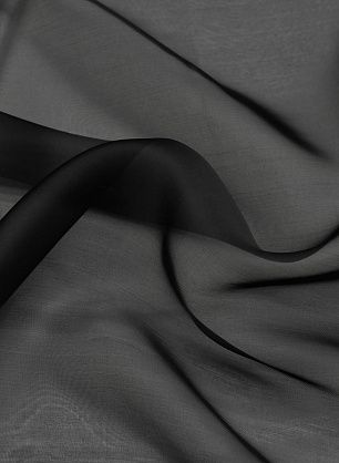 Органза (о) черная - в интернет-магазине тканей Тессутидея арт. 10-3625