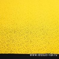 Кружевное полотно (о) охра  - итальянские ткани Тессутидея арт. 03-6410