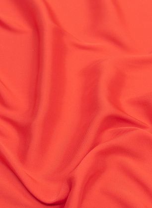 Шелк твил стрейч (о) алый - в интернет-магазине тканей Тессутидея арт. 10-2072