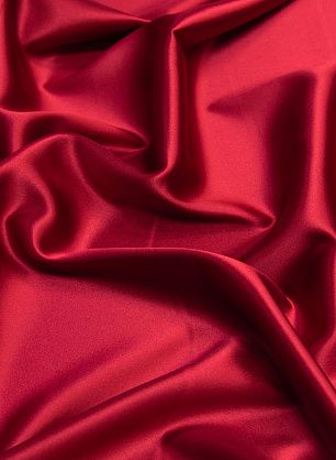 Шелк атлас стрейч (о) вишневый - в интернет-магазине тканей Тессутидея арт. 10-1254