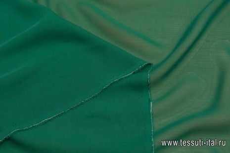 Шифон (о) зеленый - итальянские ткани Тессутидея арт. 10-2102