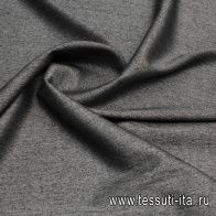 Костюмная стрейч (о) черно-серая меланж - итальянские ткани Тессутидея арт. 05-4481