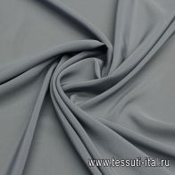 Крепдешин (о) серо-голубой - итальянские ткани Тессутидея арт. 10-3572